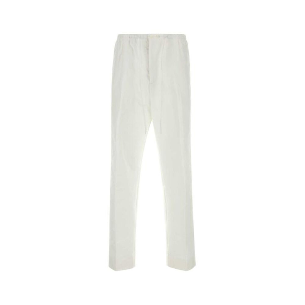 Bottega Veneta Men White Cotton Pant